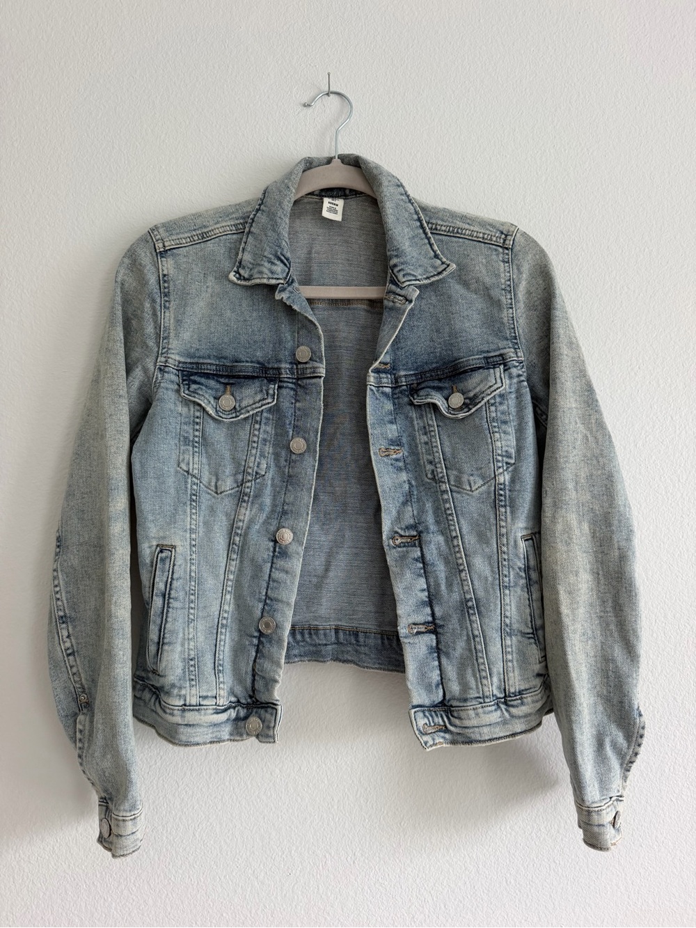 H&M Light Blue Washed Denim Jacket